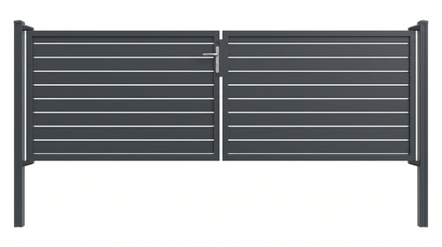Doppeltor gartentor aluminium - doppeltor,