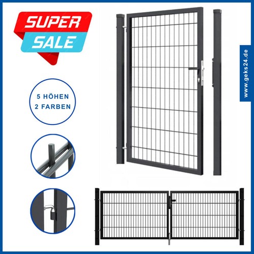 Gartentor metall - gartentor, 1m