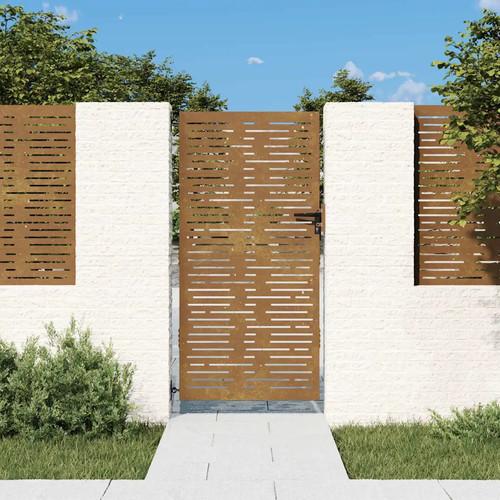 Gartentor quadratisch design - quadratisch,